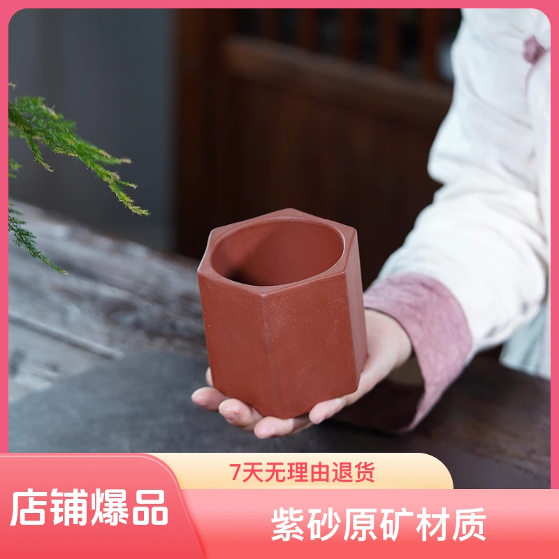 紫砂原矿透气古典素面圆形兰花花盆透气花盆兰花盆适合春建兰种植
