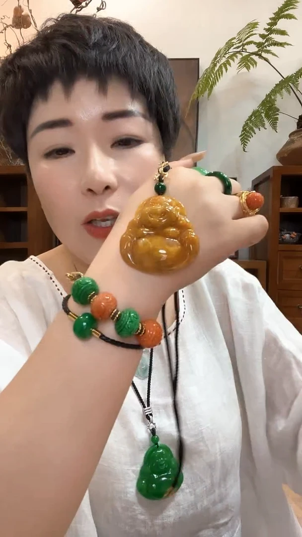 吊坠(赠链)合金翡翠086
