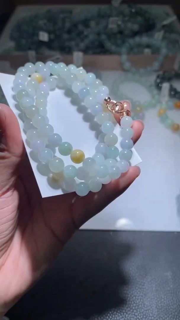 【闪购商品】定制翡翠未镶嵌翡翠手串