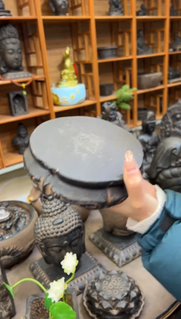 陶土【火山泥】金箍坛底座