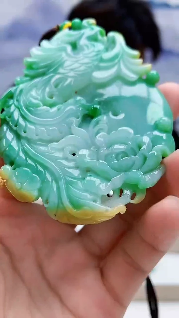 未镶嵌定制翡翠5145lr-毛货挂件282