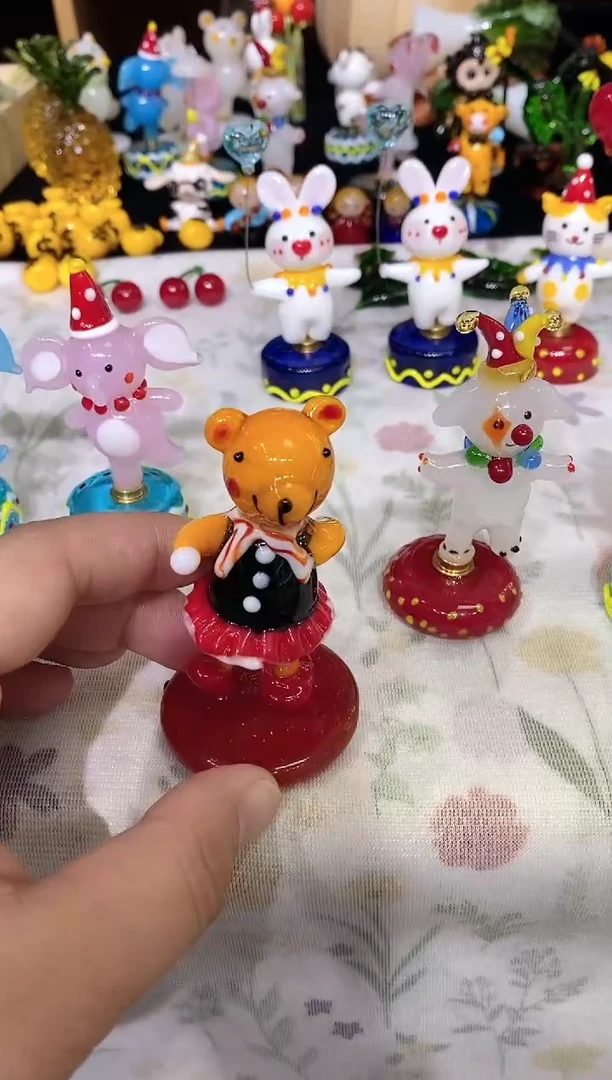 琉璃手工艺品ㅤ****?小熊