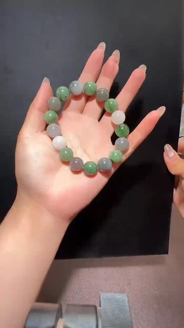 未镶嵌手串和田玉006和田玉手串多样性发一