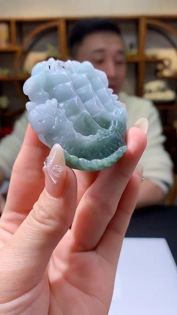 【闪购商品】定制翡翠未镶嵌8005jj-毛货挂件69