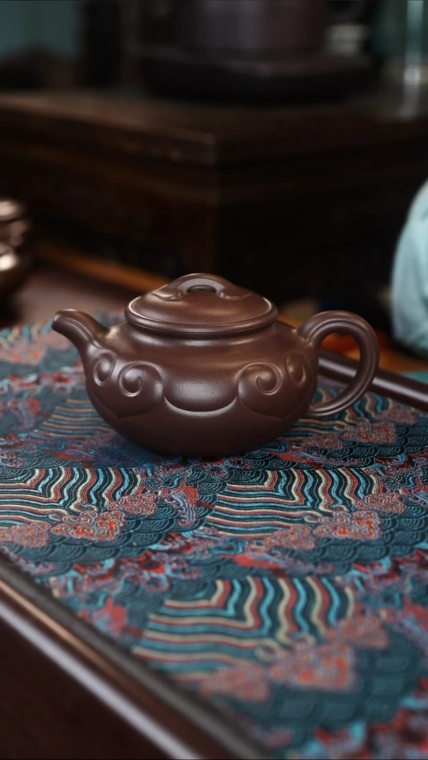 茶壶紫砂仿古如意