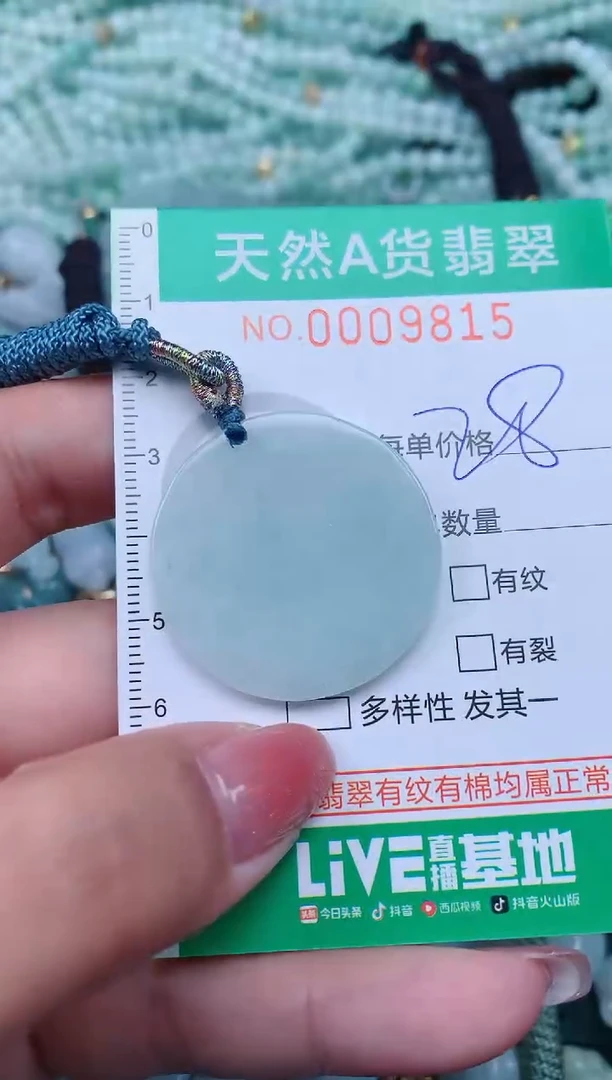 【闪购商品】翡翠颈饰未镶嵌.0009815