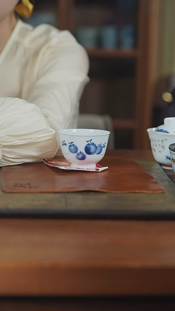 弥云斋微瑕柿子主人杯