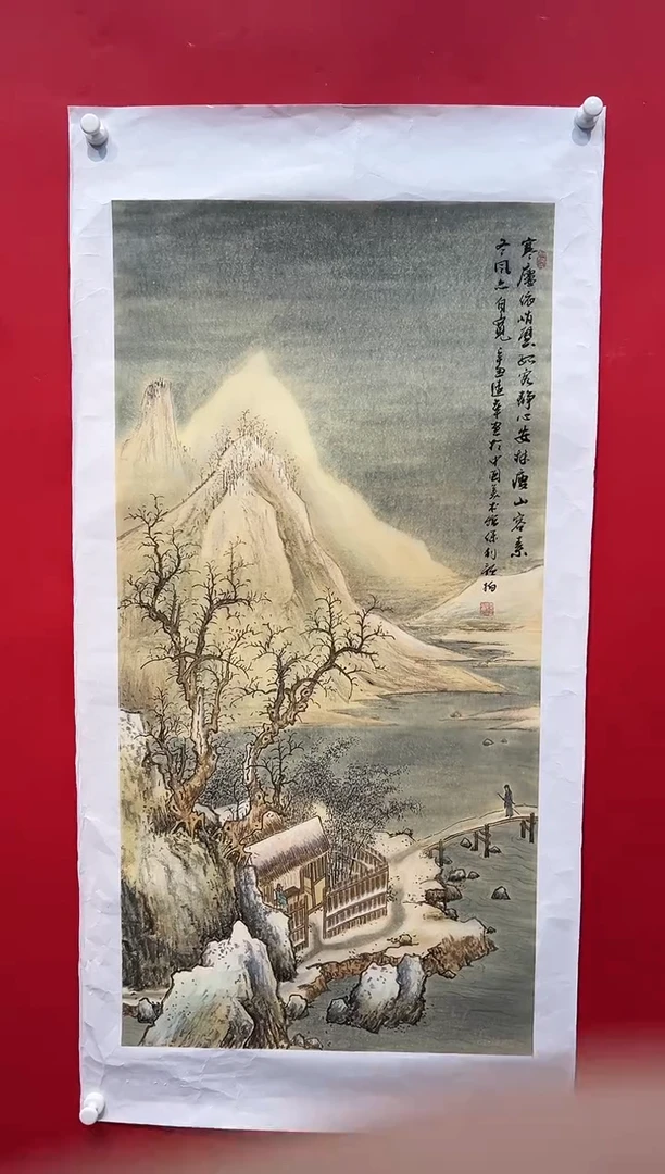 国画画家陆远华纯手绘原作