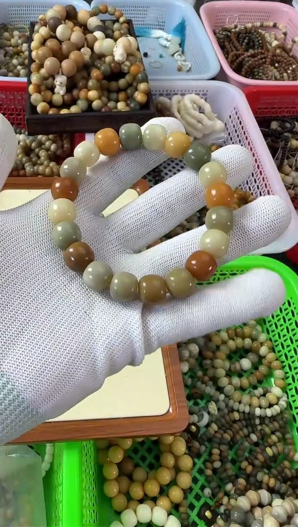 【闪购商品】白玉菩提手串12天然多宝糖豆