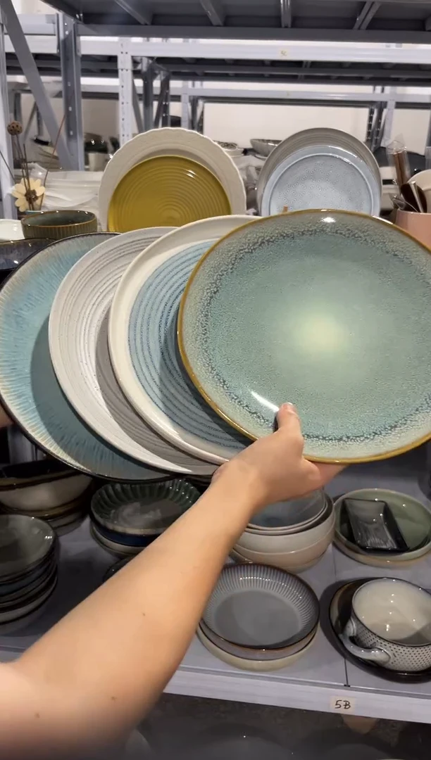 瓷片外贸尾货瑕疵满20包邮X4 大盘组合