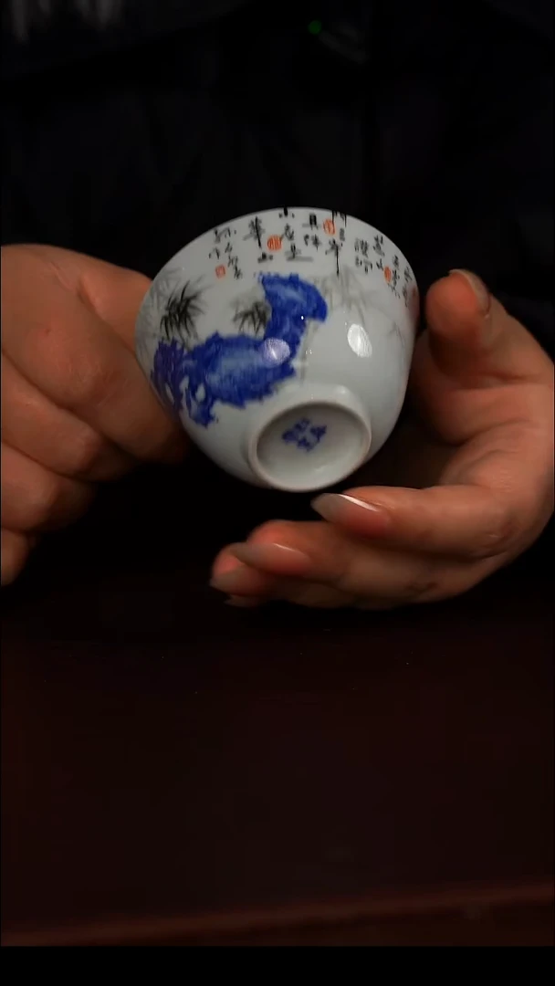 红春窑手绘陶瓷主人杯