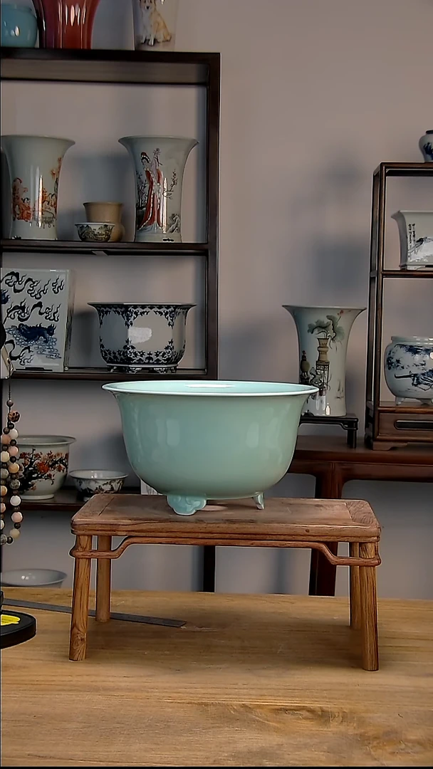 景德镇陶瓷手工花盆