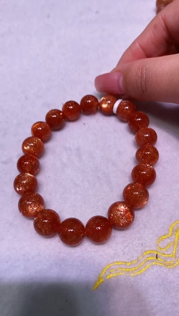 未镶嵌手链长石多样性发其一金太阳10.5+