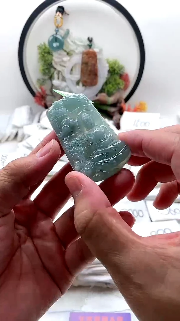 颈饰未镶嵌翡翠阿弥陀佛