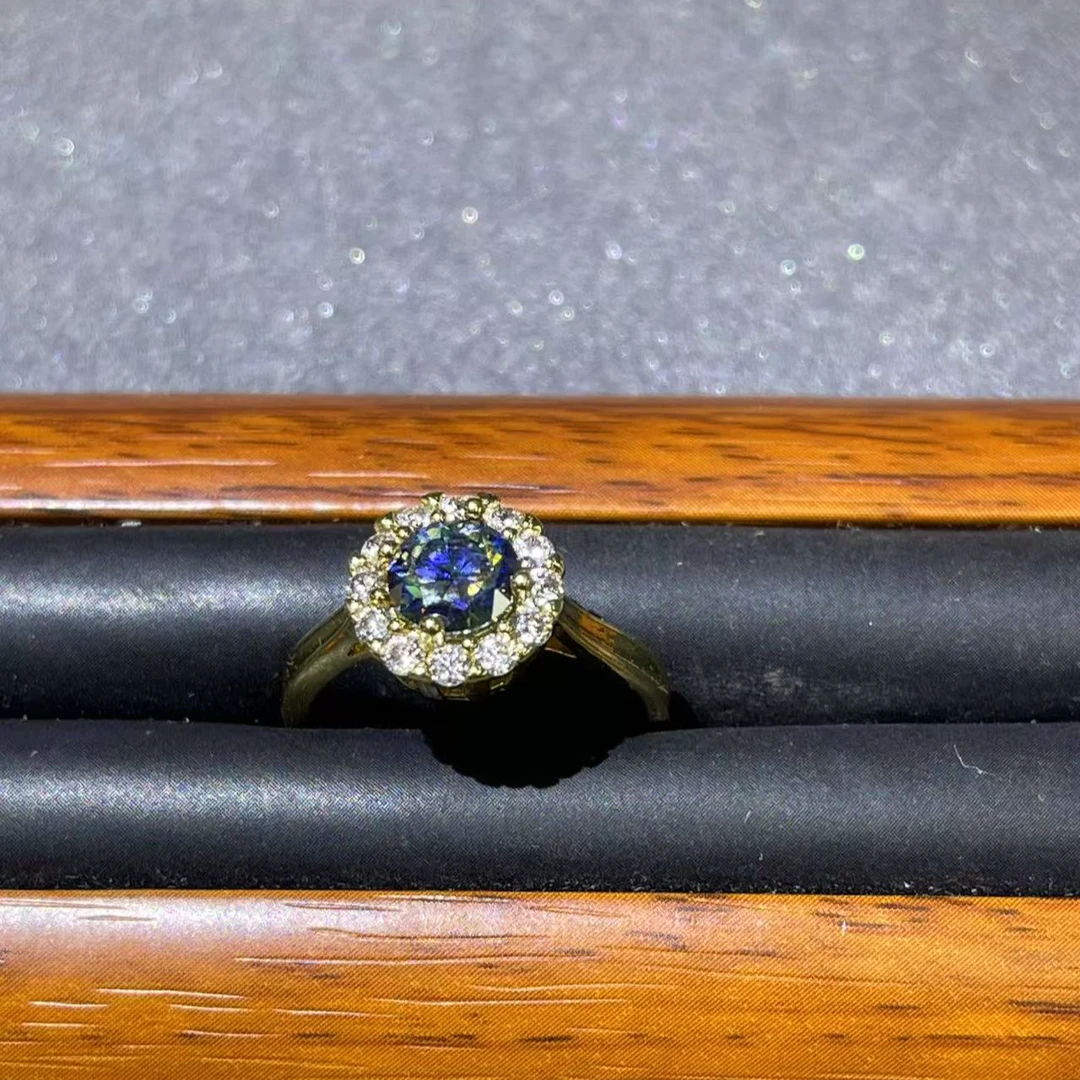 s7706黄托满镶开口戒指多样性发货