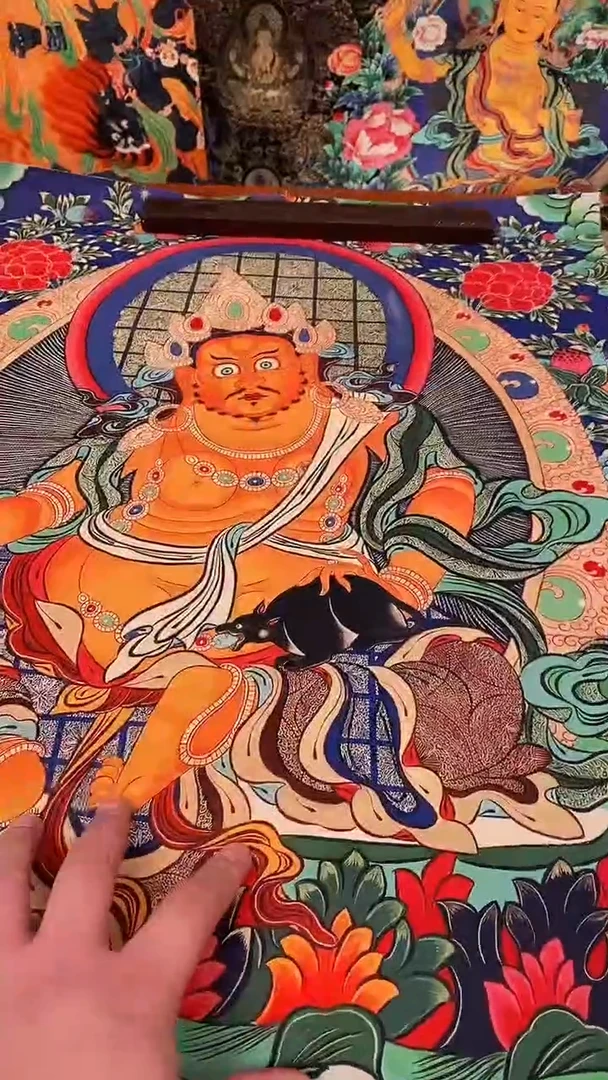 装裱画精美唐卡tk16056