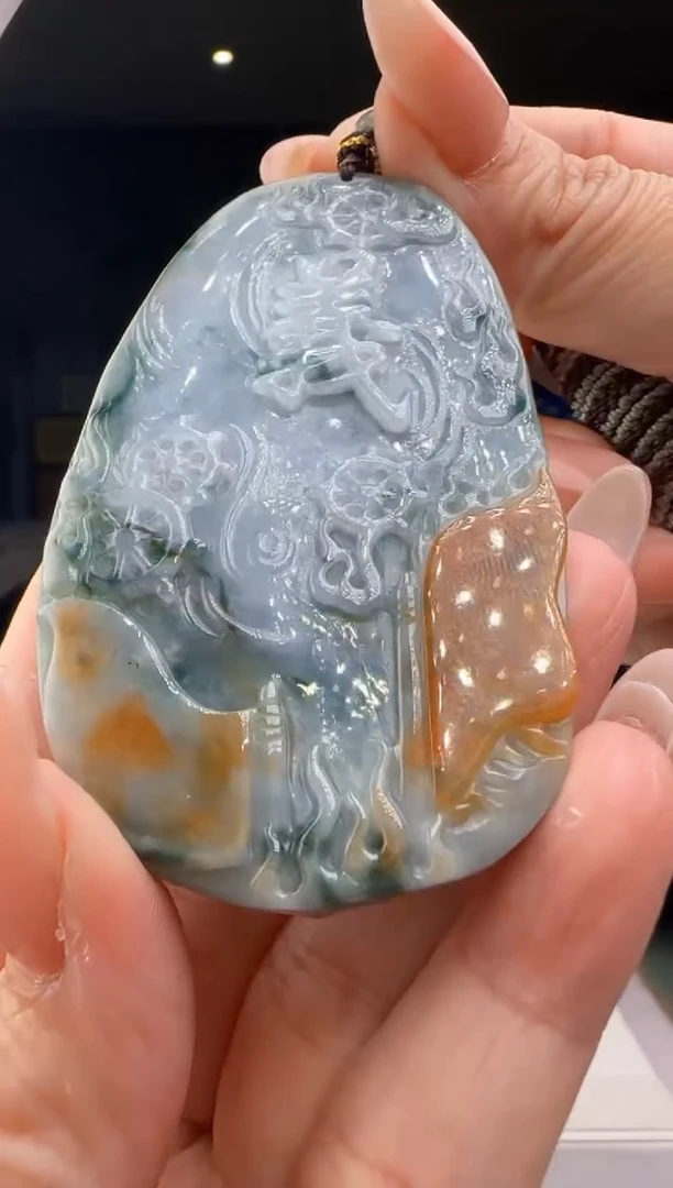 【闪购商品】翡翠颈饰未镶嵌YJ@@960Q3J12594