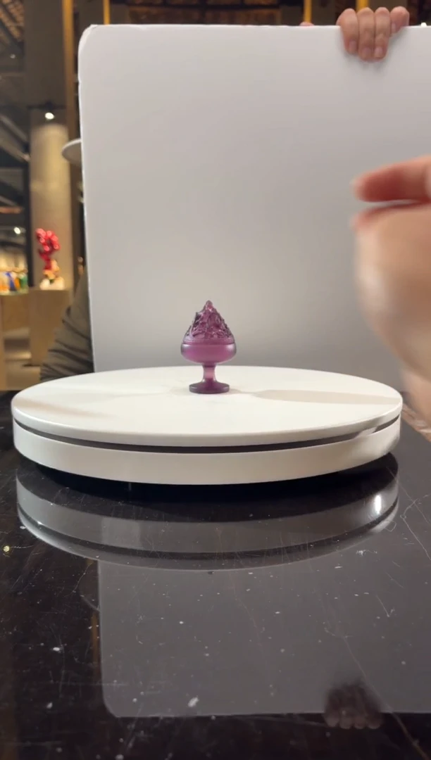 摆件紫色小宣德炉