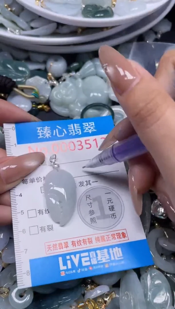 颈饰未镶嵌翡翠3513