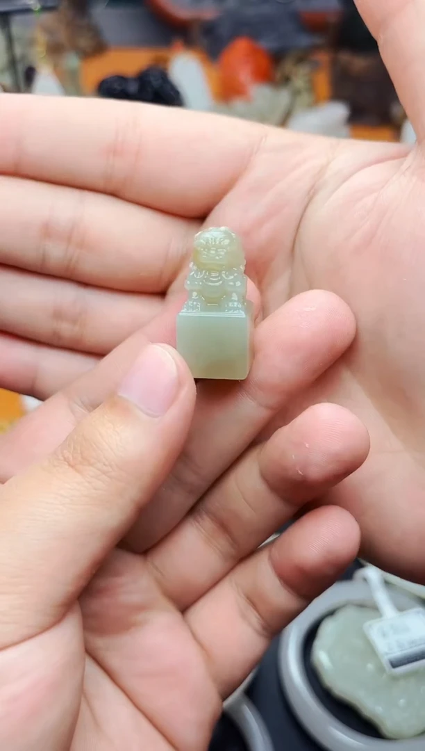 【闪购商品】和田玉摆件未镶嵌印章01