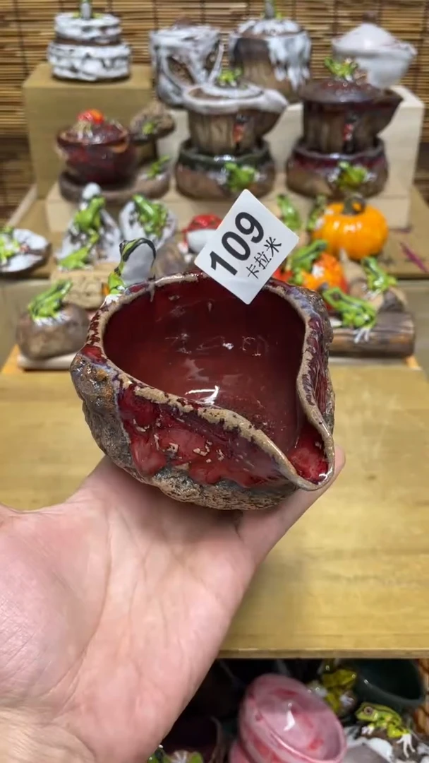 钢****客109精美粗陶手工柴烧