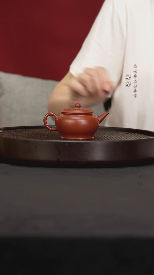 茶壶紫砂DG83明式水平-陈琦朱泥160