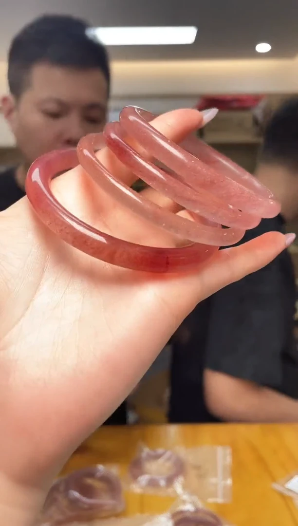 水晶手镯未镶嵌**下单备注圈口**（多样性单个发货）