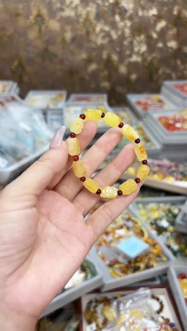 手链琥珀未镶嵌【多样性发一】