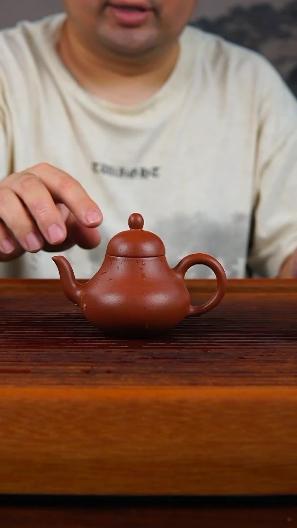 茶壶紫砂早期朱泥大思婷120cc