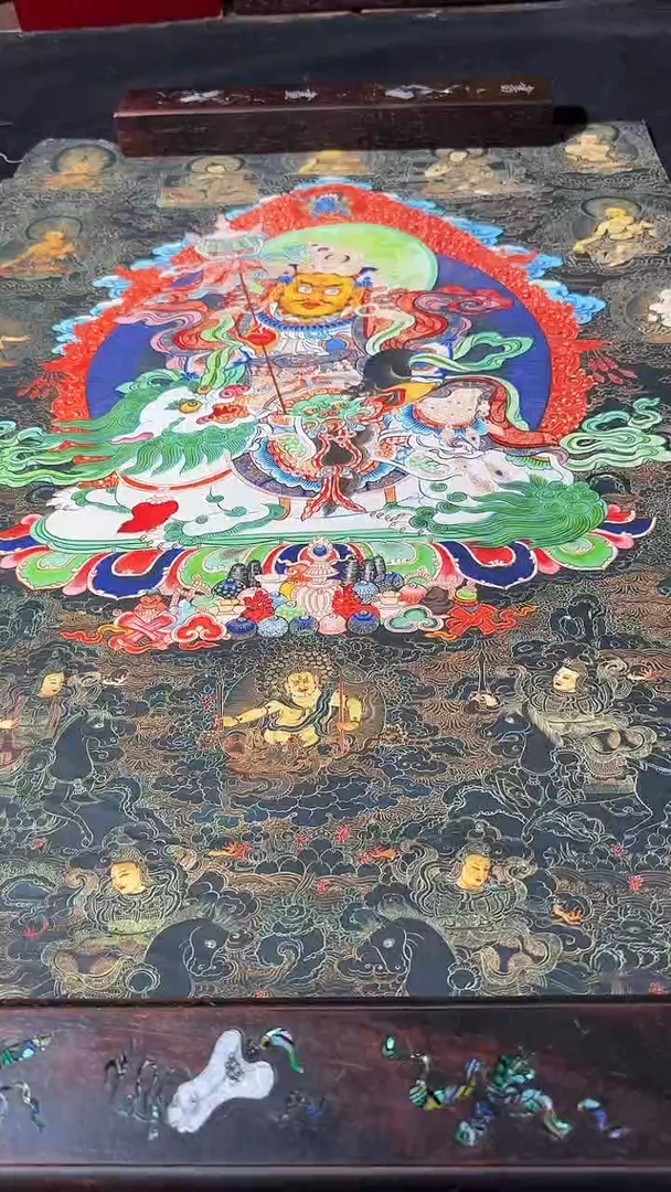 卷轴画藏式珍藏彩绘艺术馆11