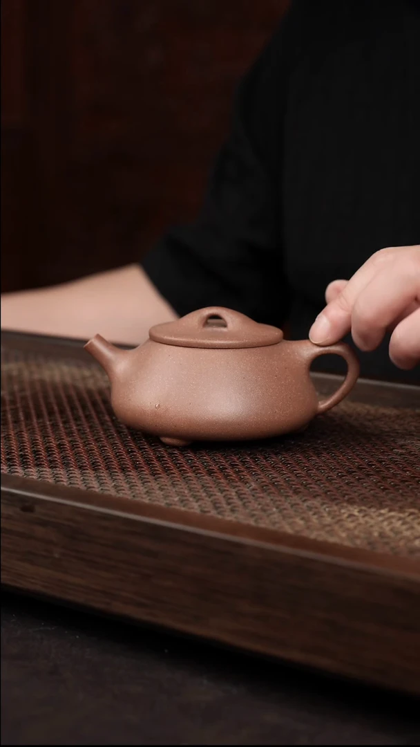 茶壶紫砂桃花泥满瓢