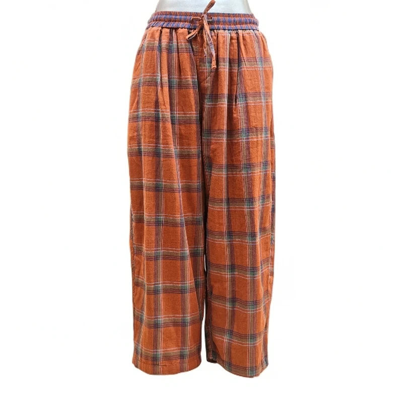 18120#格子裤休闲的夏季浪漫一季百搭透气宽松薄款