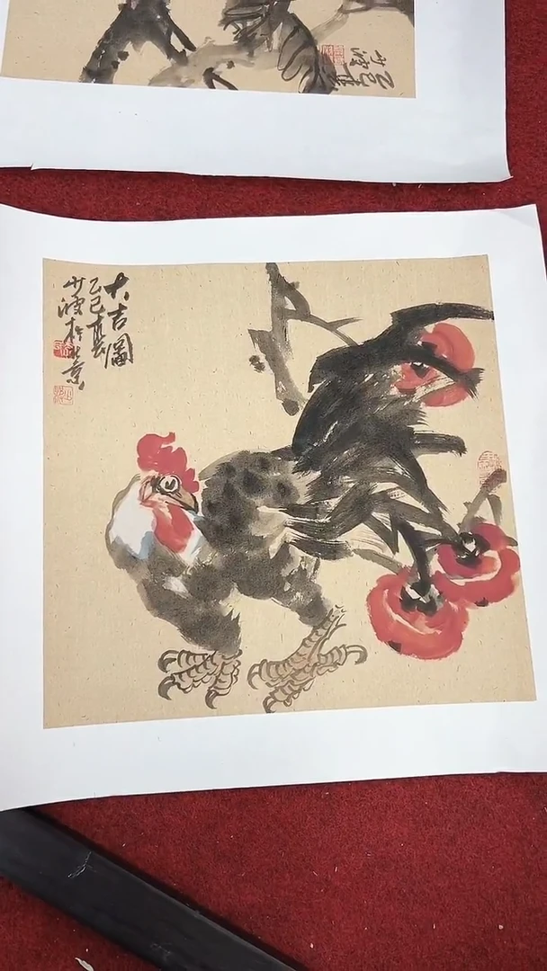 国画李少波/国画/花鸟