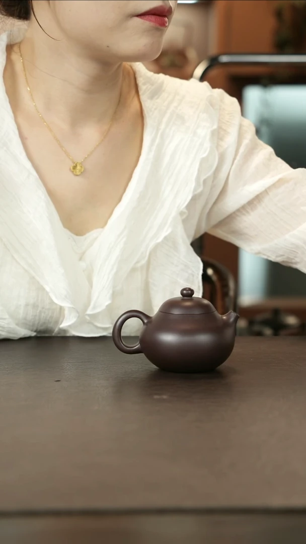 茶壶紫砂范敬荣 老紫泥 文旦