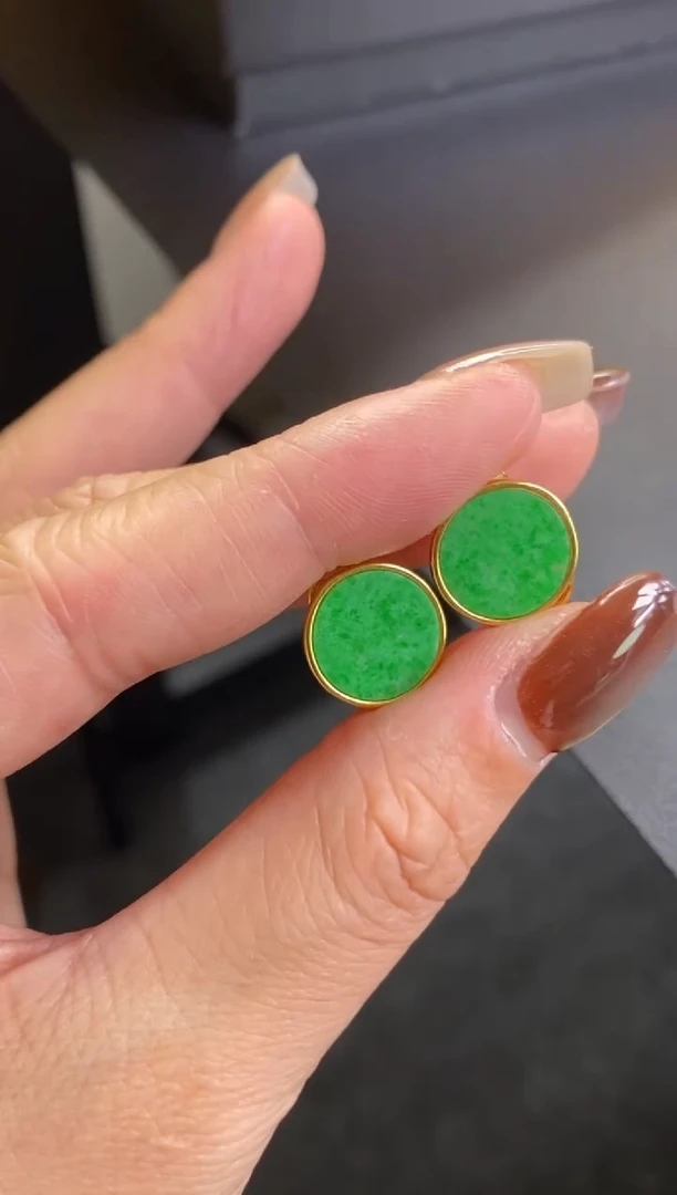 颈饰银S925镶嵌翡翠净货12537