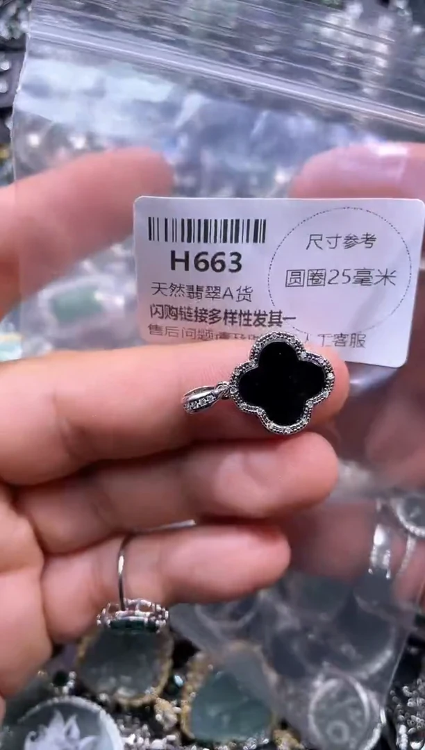 【闪购商品】翡翠颈饰未镶嵌H663吊坠