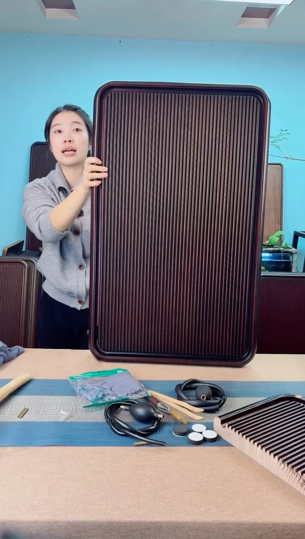 80*50*5千川大板黑胡桃色款式茶盘