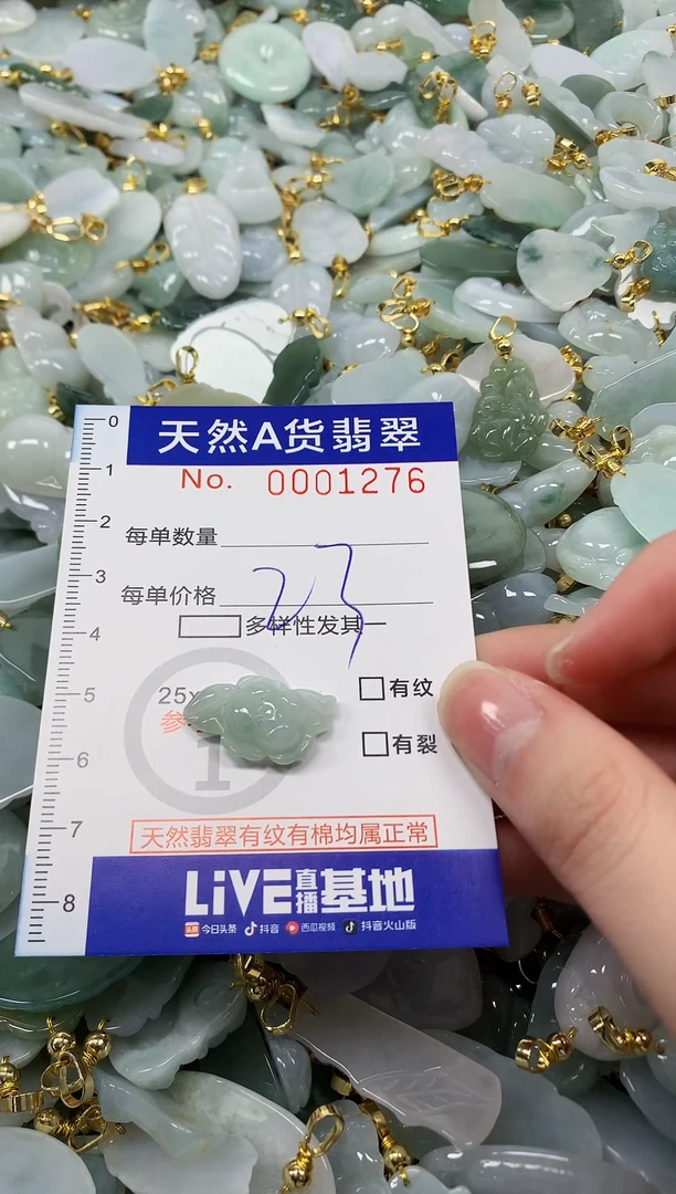 颈饰未镶嵌翡翠天然a货翡翠