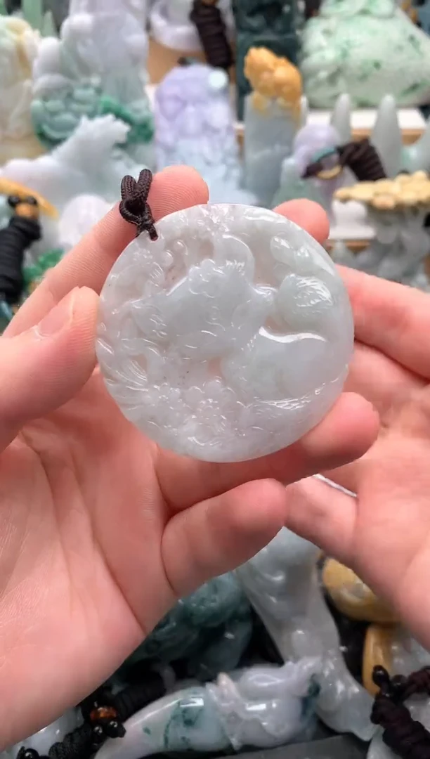 吊坠(不含链)未镶嵌翡翠1