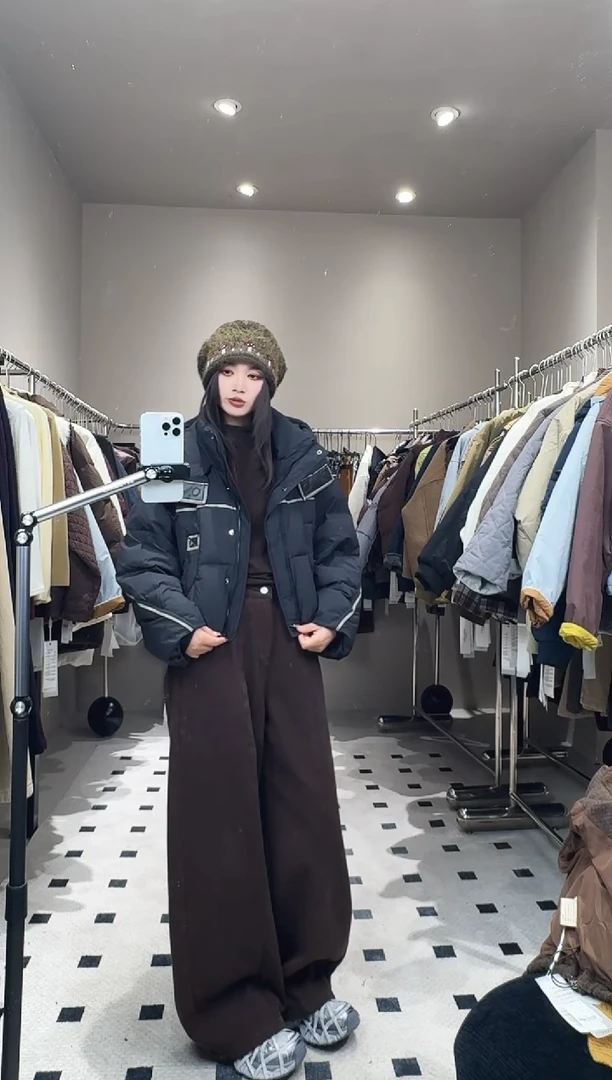 拼皮款羽羽服0000