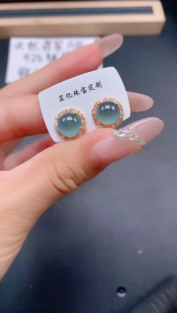 银S925镶嵌戒指翡翠111