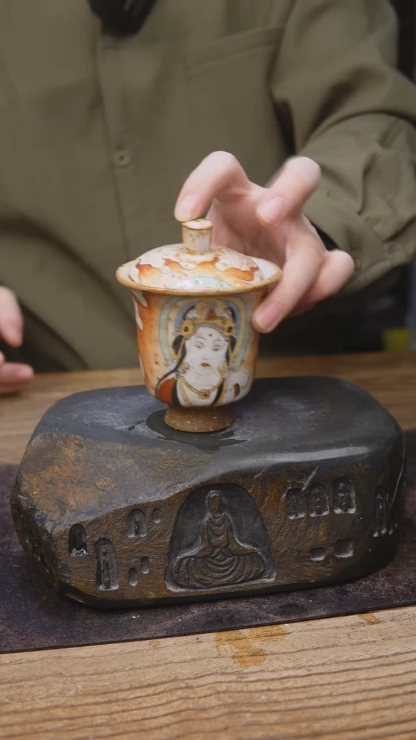 匣钵泥志野手绘608