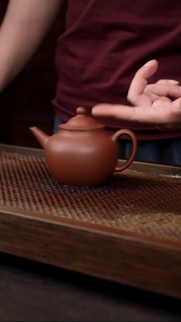 茶杯紫砂底槽清笠帽