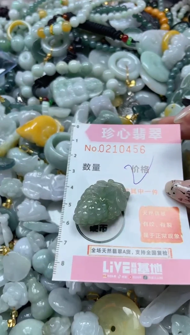 翡翠未镶嵌颈饰闪购0210456