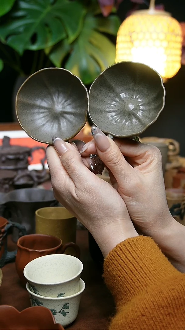 茶杯紫砂全手柴烧南瓜主人杯