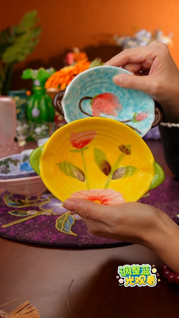 Miss甜甄选家居好物推荐--双耳小钵2只