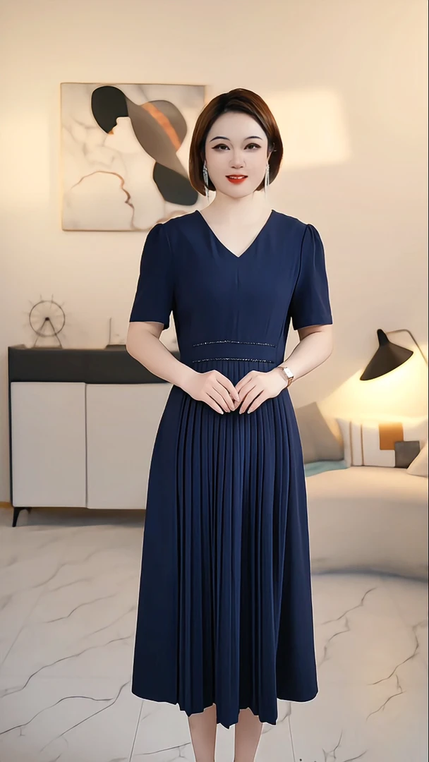 【深圳薇姐清仓】P高端大码原创遮肉显瘦连衣裙  2008