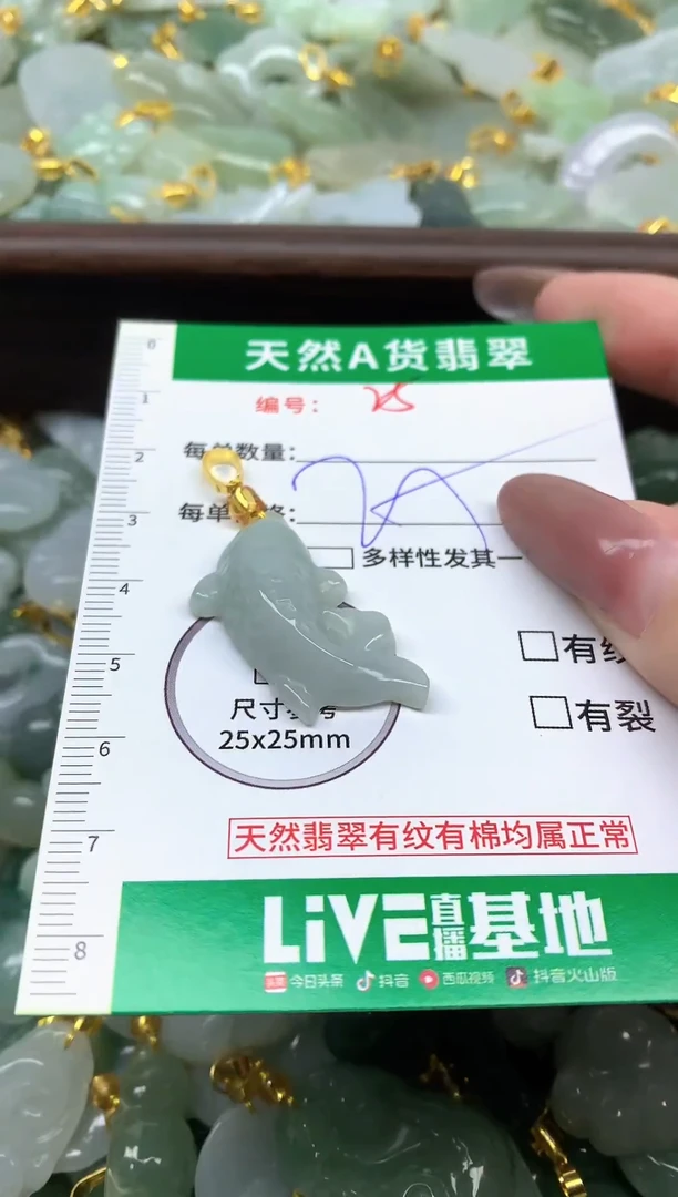 颈饰未镶嵌翡翠未镶嵌a货翡翠-25