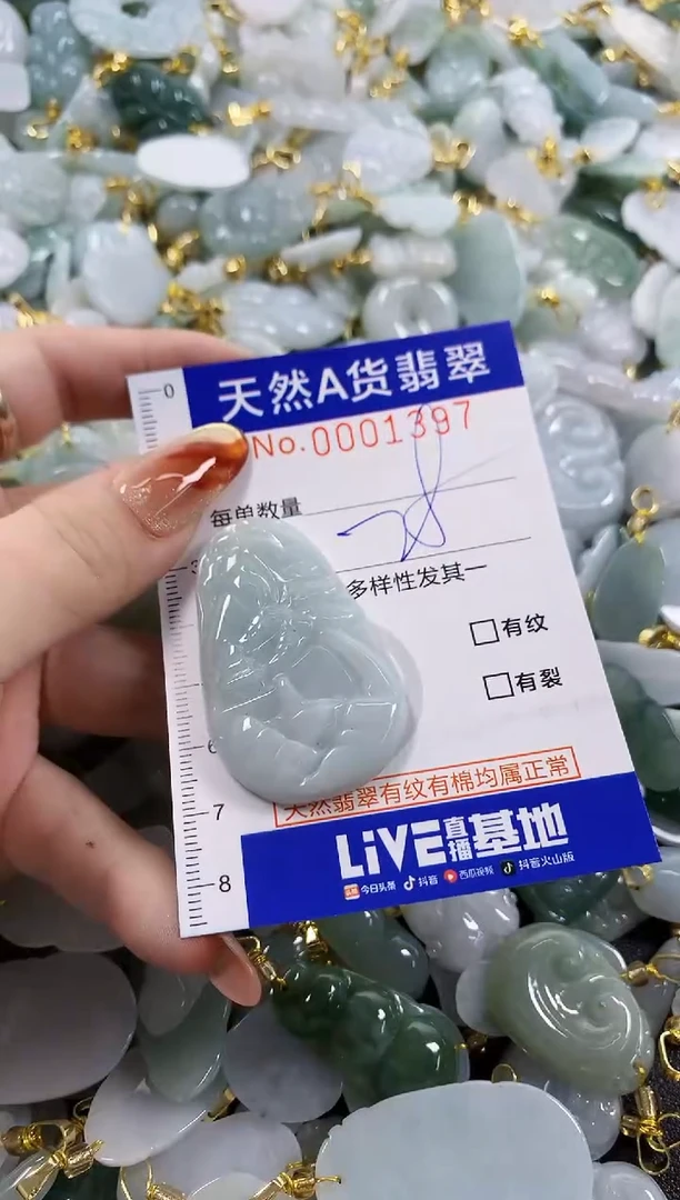 颈饰未镶嵌翡翠天然A货翡翠