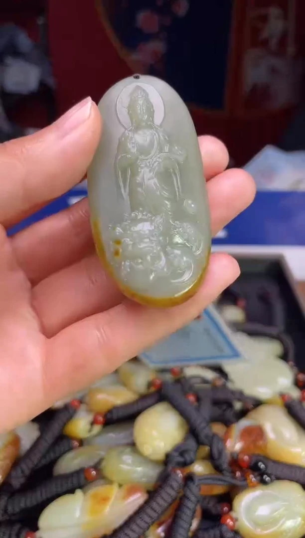 颈饰未镶嵌和田玉123